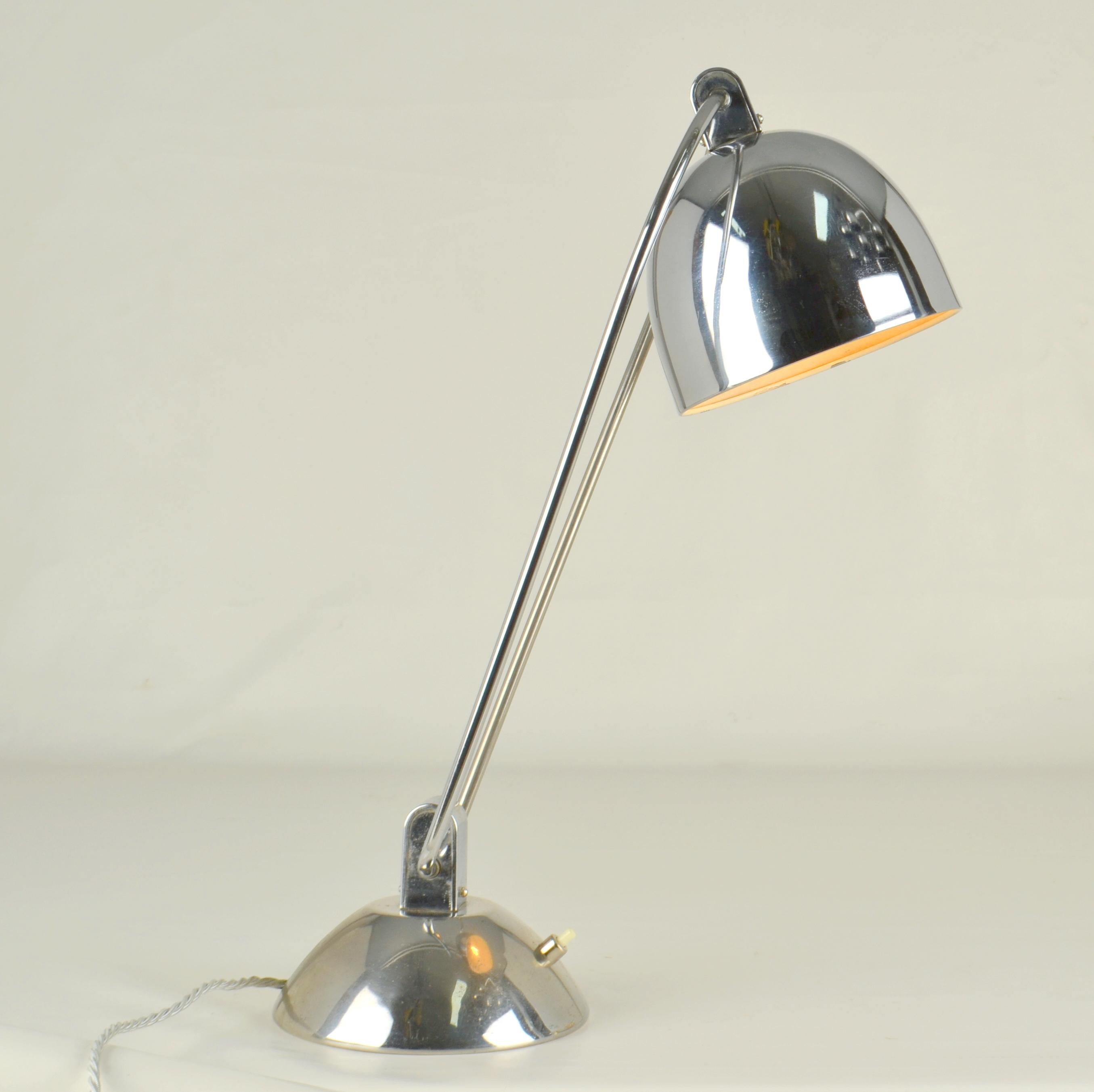Modernist French Desk Lamp Jumo designed by Yves Jujeau and André Mounique For Sale 1