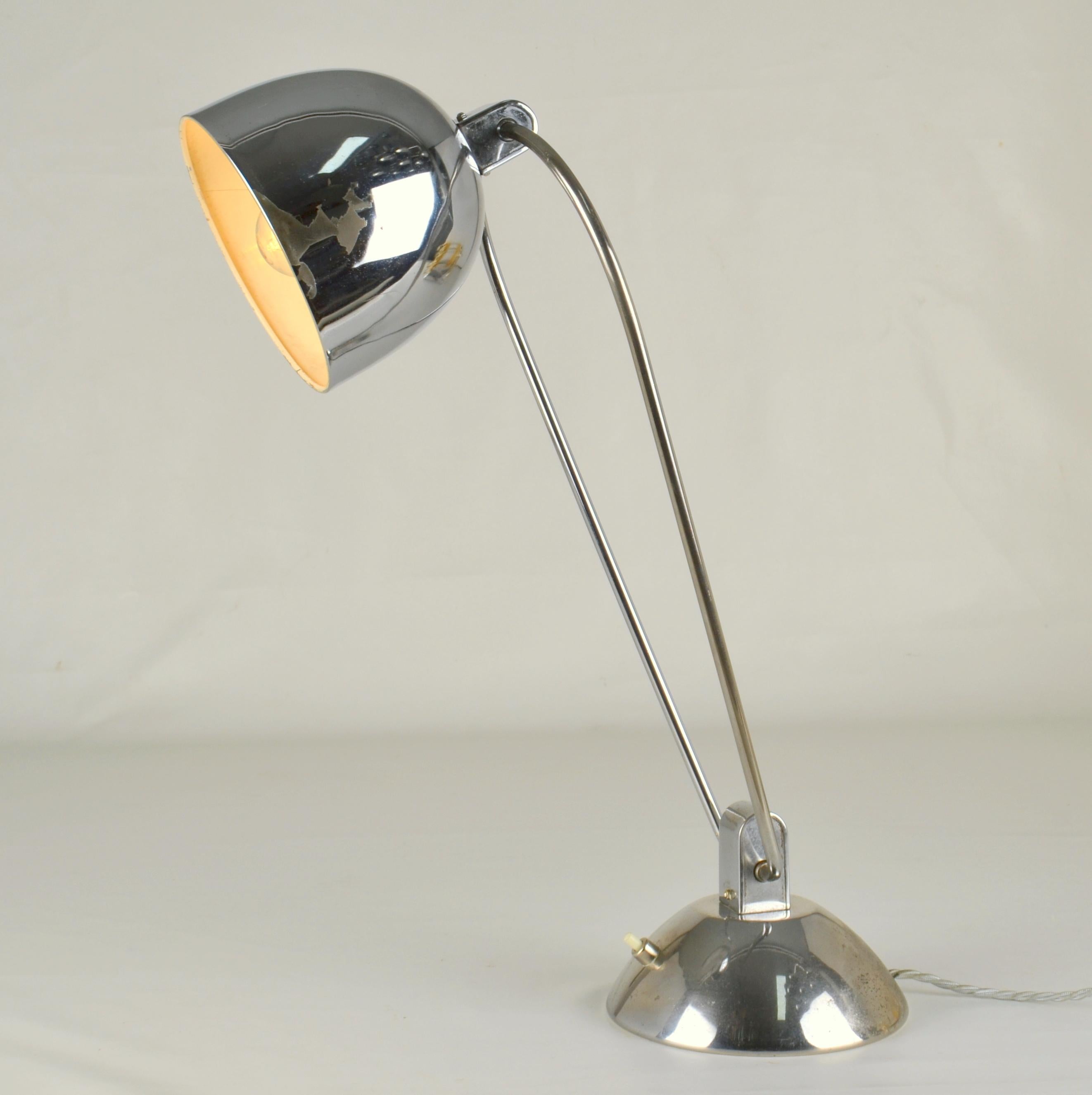  Modernist Desk Lamp Jumo designed by Yves Jujeau and André Mounique For Sale 2