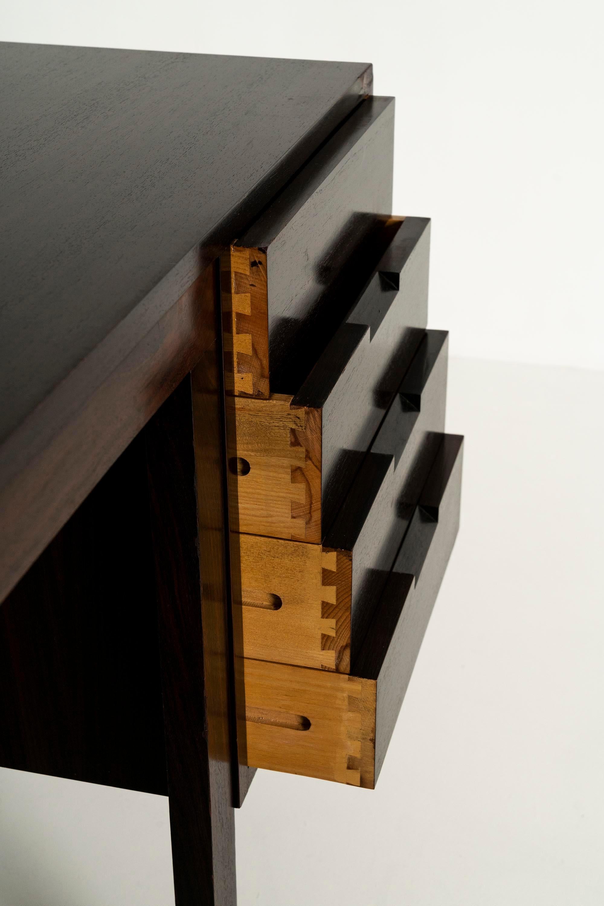 Wood Modernist Desk Model ‘Canaan’ by Marcel Breuer for Gavina, Italy 1950s