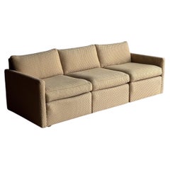 Modernist Diamond-Jacquard Sofa by Charles Pfister for Knoll, 1970s