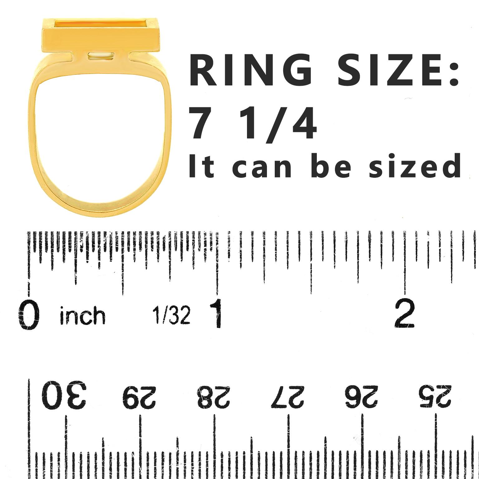 Modernist Diamond Ring For Sale 1