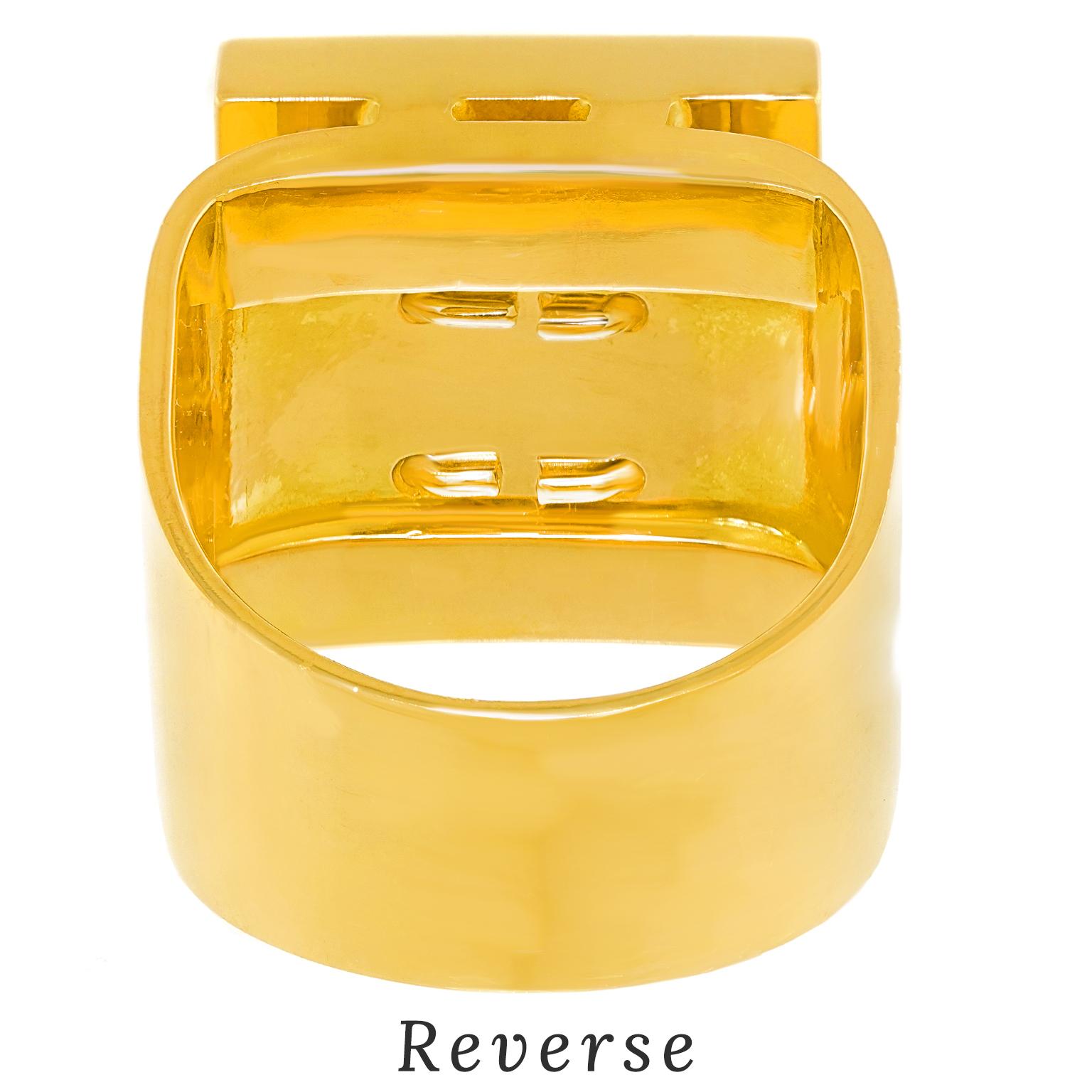 Modernist Diamond Ring For Sale 4