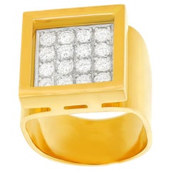 Modernist Diamond Ring