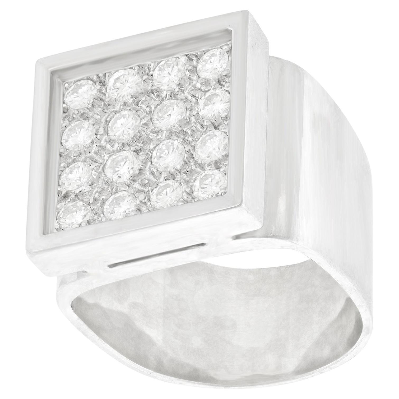 Modernist Diamond-set Ring