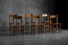 Wim Den Boon Niederländische Modernität Esszimmerstühle, 1950er Jahre