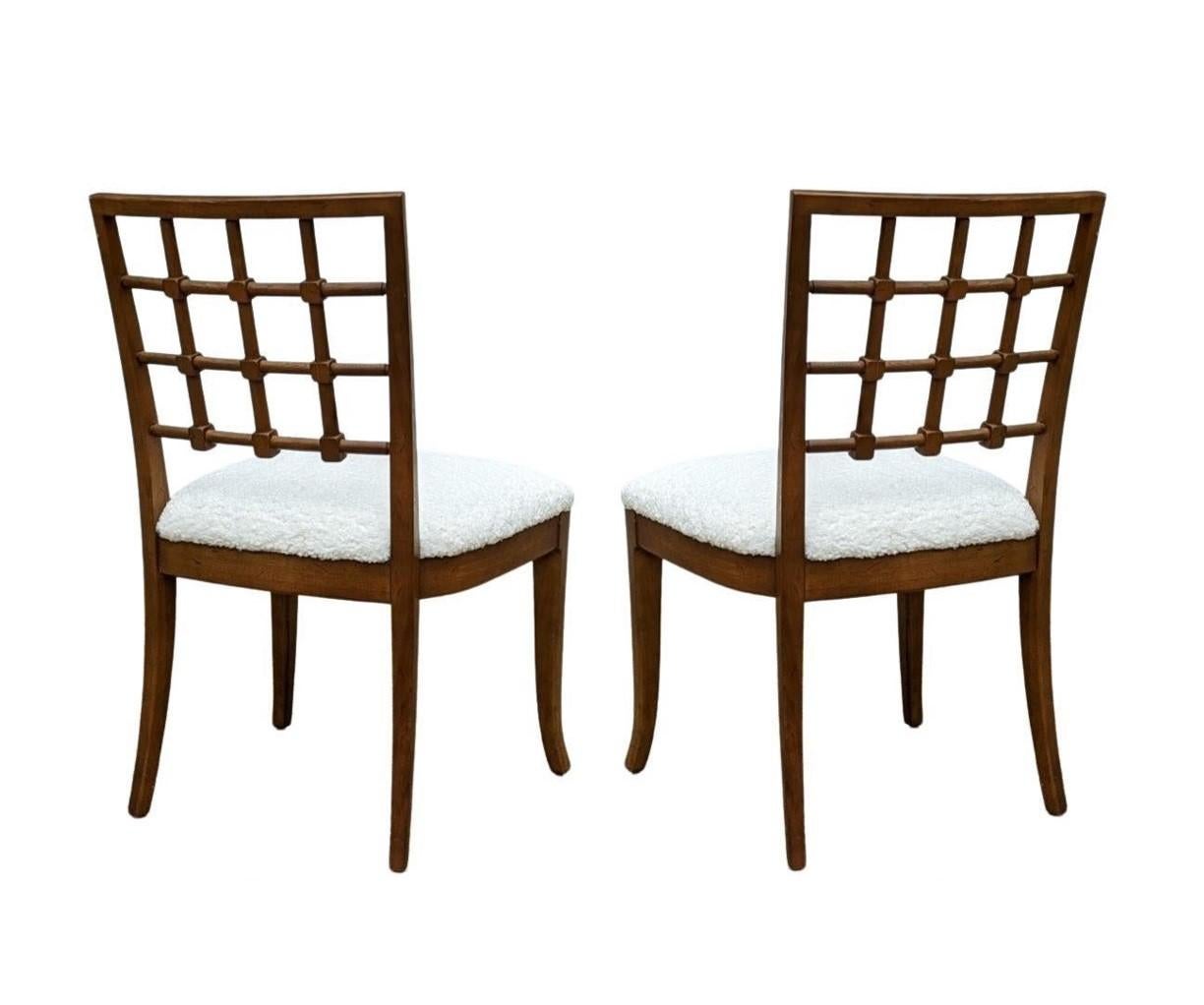 Huit chaises de salle à manger modernistes conçues par Edmund Karpinski pour Drexel en vente 4