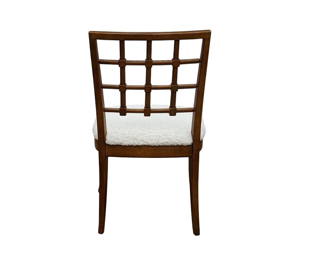 Huit chaises de salle à manger modernistes conçues par Edmund Karpinski pour Drexel en vente 5