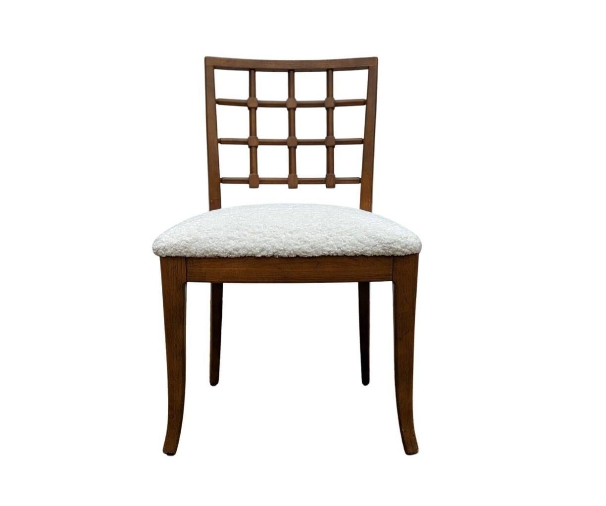 Mid-Century Modern Huit chaises de salle à manger modernistes conçues par Edmund Karpinski pour Drexel en vente