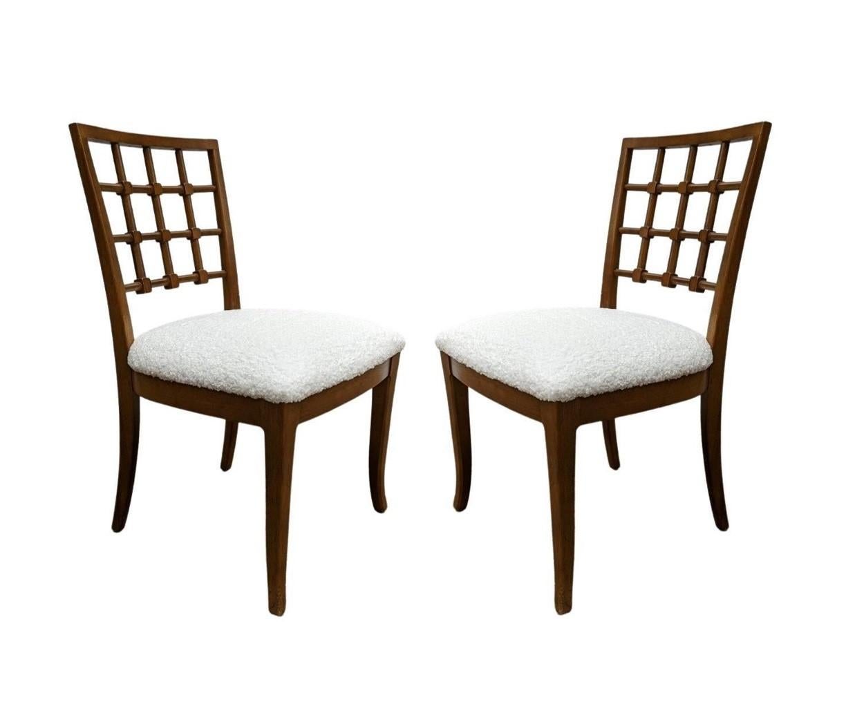 Huit chaises de salle à manger modernistes conçues par Edmund Karpinski pour Drexel en vente 2
