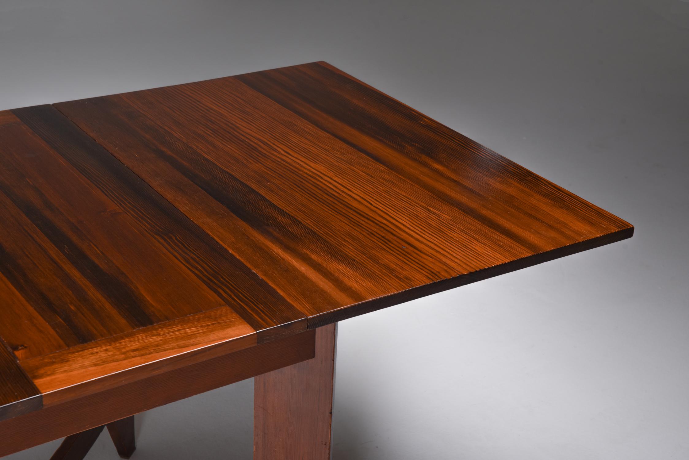 Modernist Dining Table by H. Wouda 1
