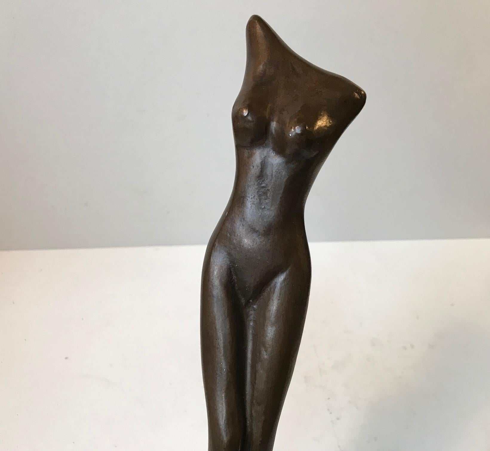Modernist Distorted Nude Female Sculpture by Anonymous Artist, 1970s 3