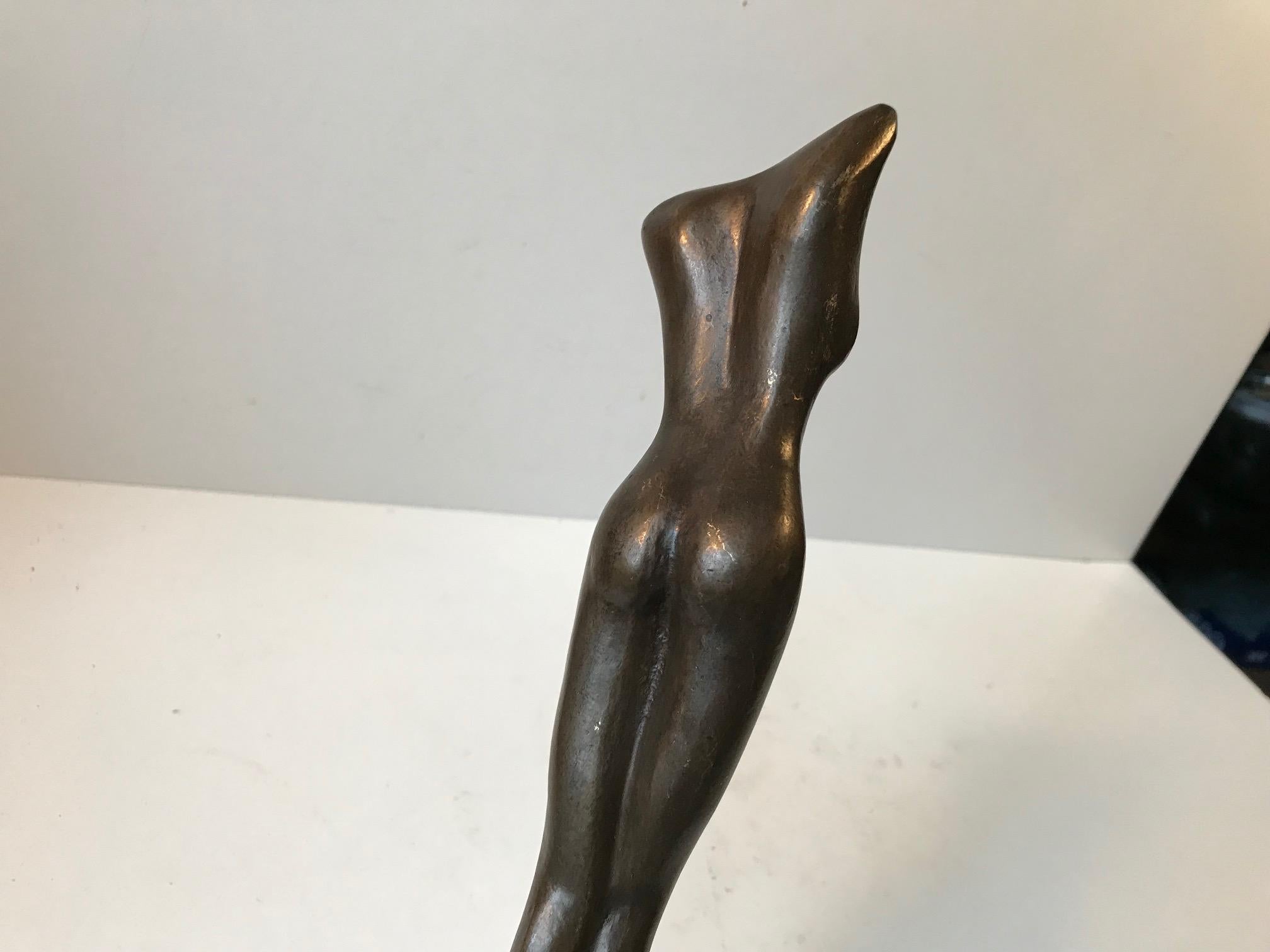 Modernist Distorted Nude Female Sculpture by Anonymous Artist, 1970s 4