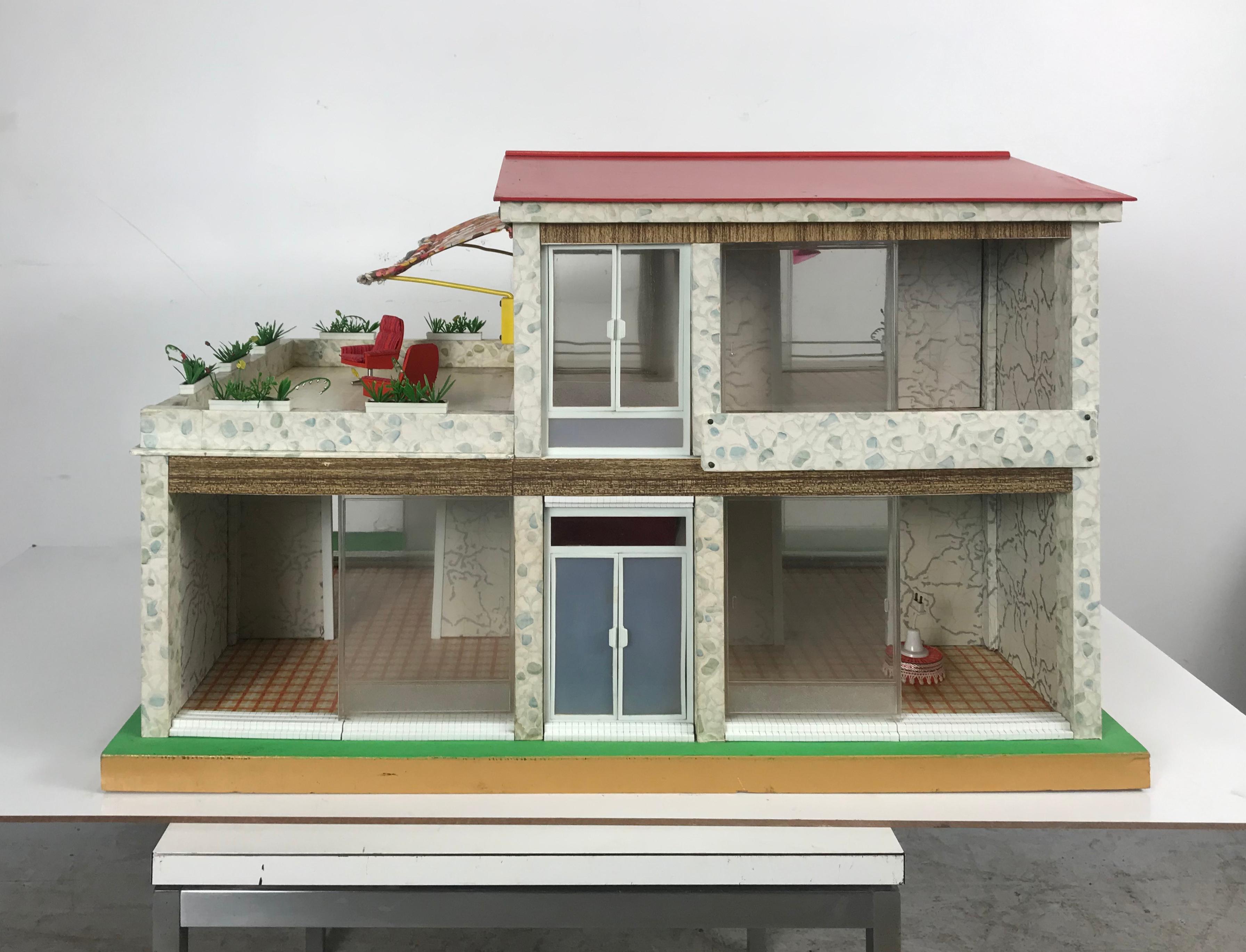 Late 20th Century Modernist Doll House 