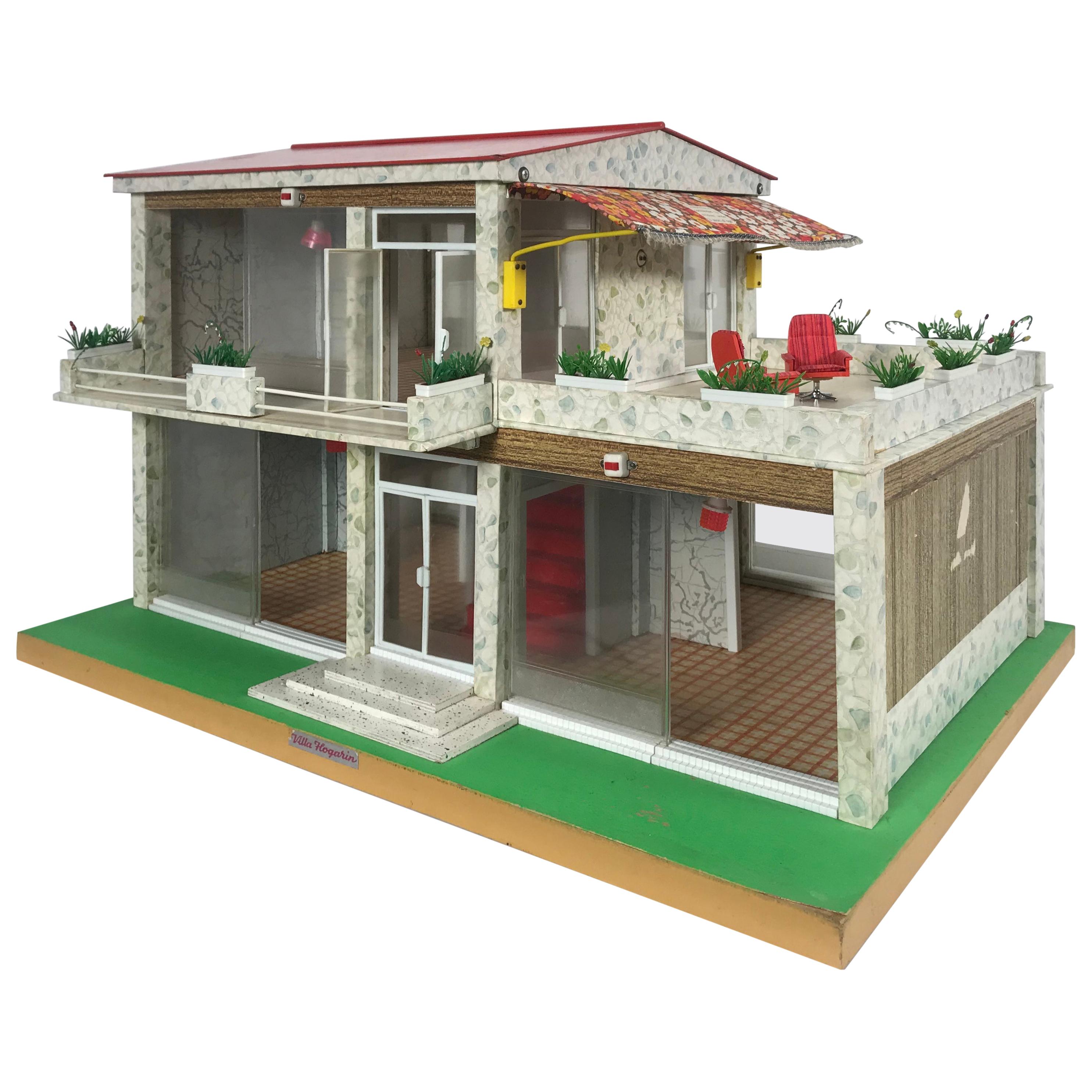 Modernist Doll House "Villa Hogarin" by Modella Made in Spain