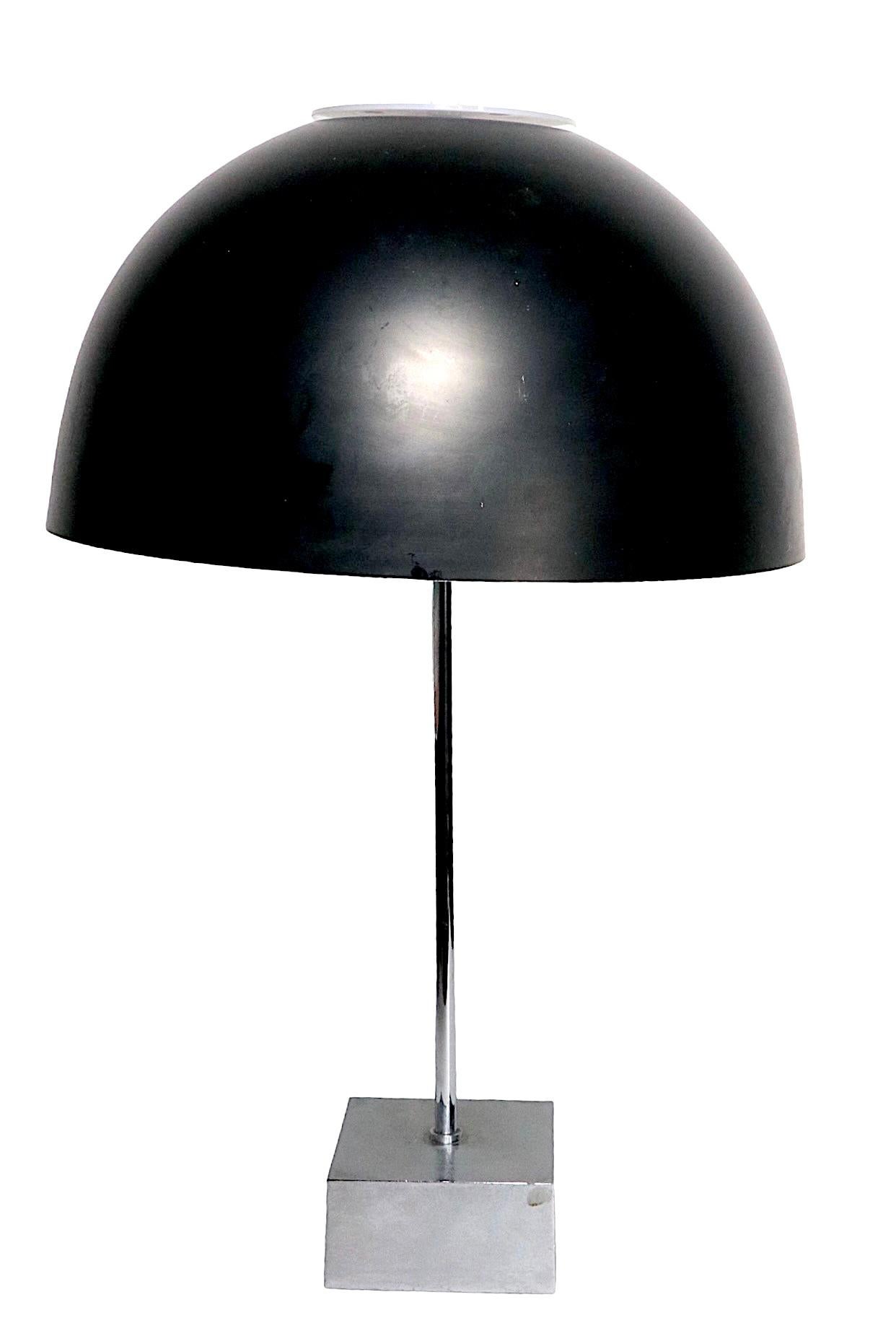 Modernist Dome Top Table Lamp by Paul Mayen for Habitat  For Sale 4