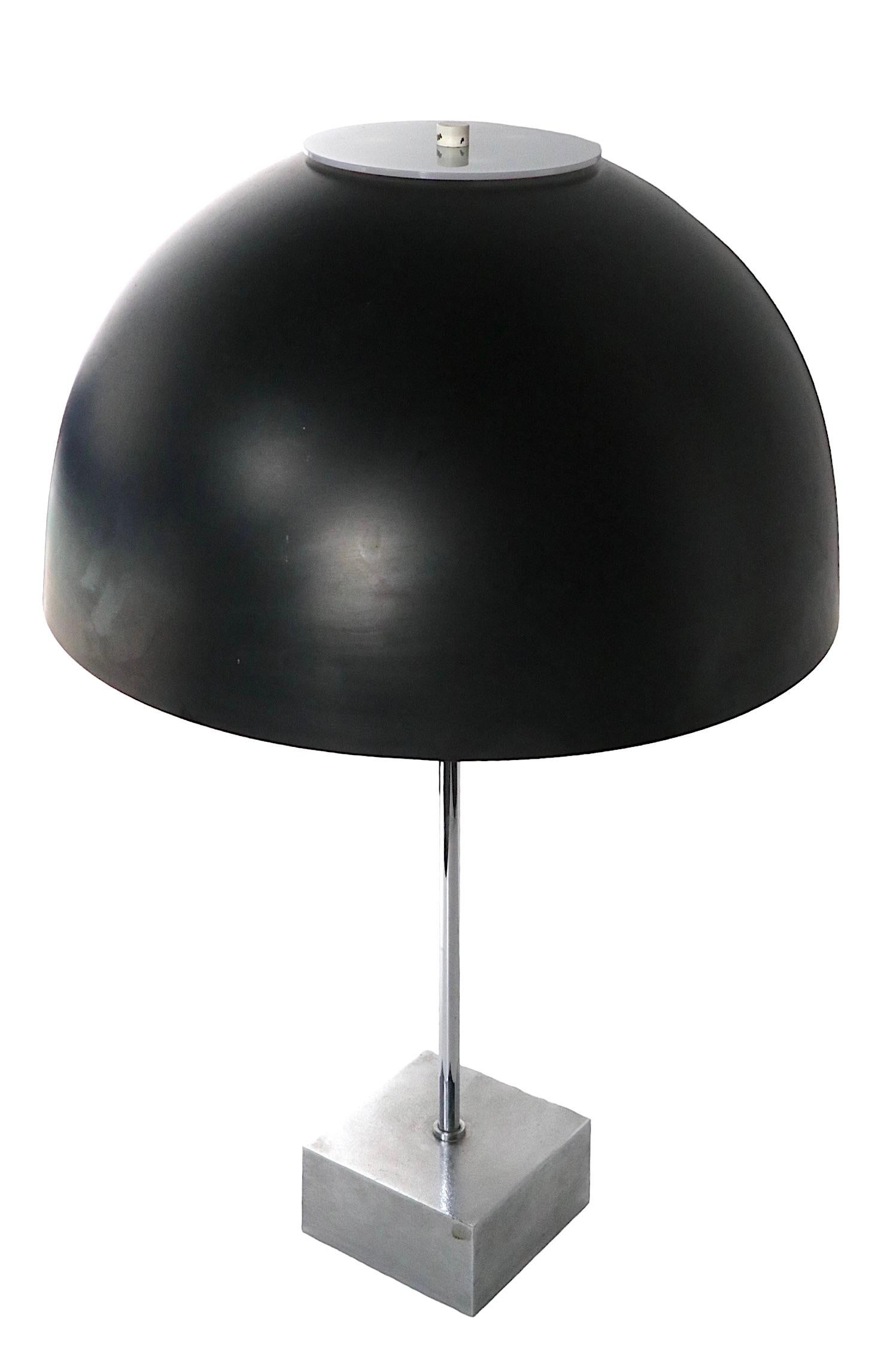 Post-Modern Modernist Dome Top Table Lamp by Paul Mayen for Habitat  For Sale