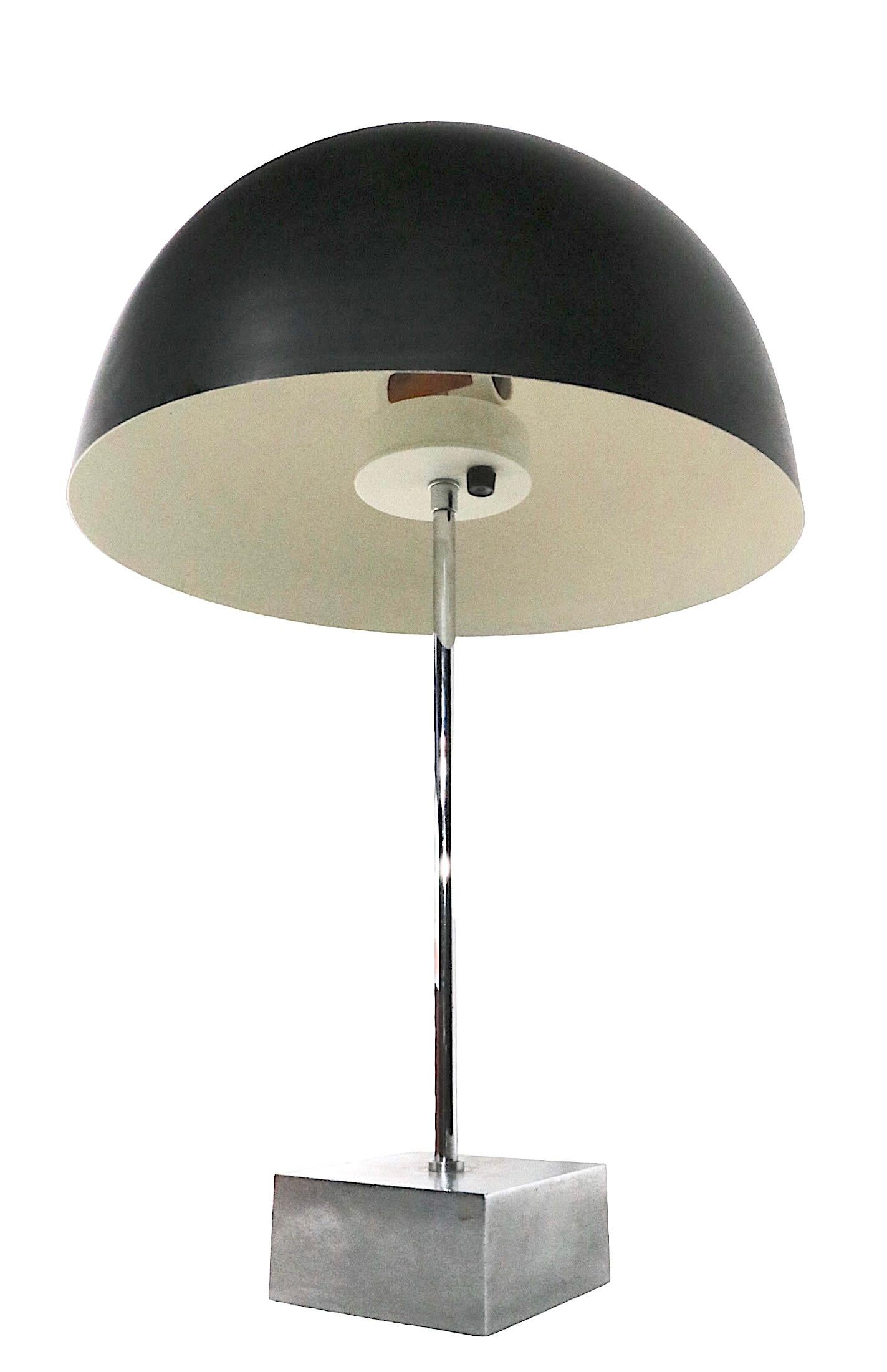 Modernist Dome Top Table Lamp by Paul Mayen for Habitat  In Good Condition For Sale In New York, NY