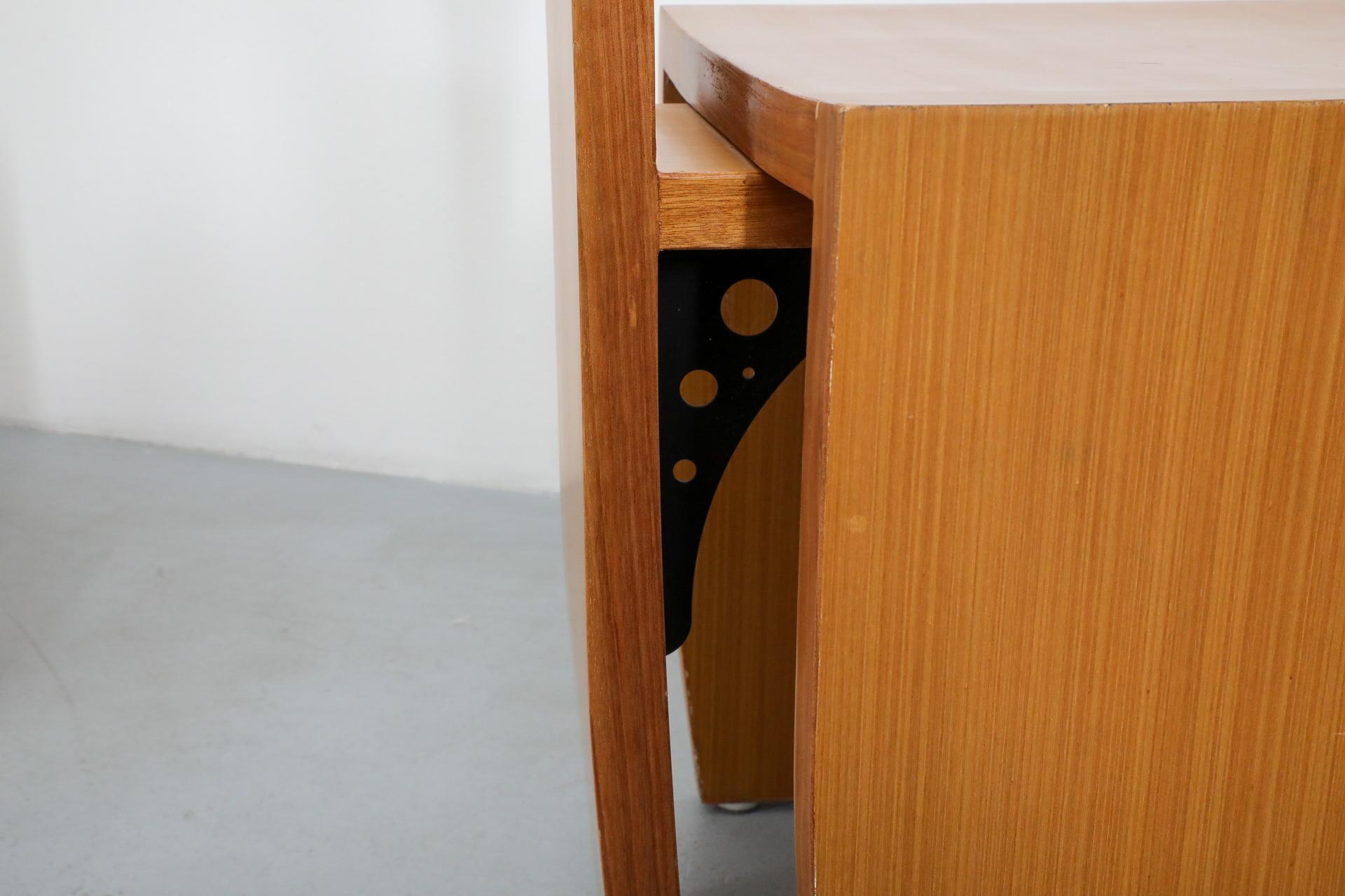 Modernist Donald Judd Inspired Blonde Wood Side Chairs from Dutch Church For Sale 6