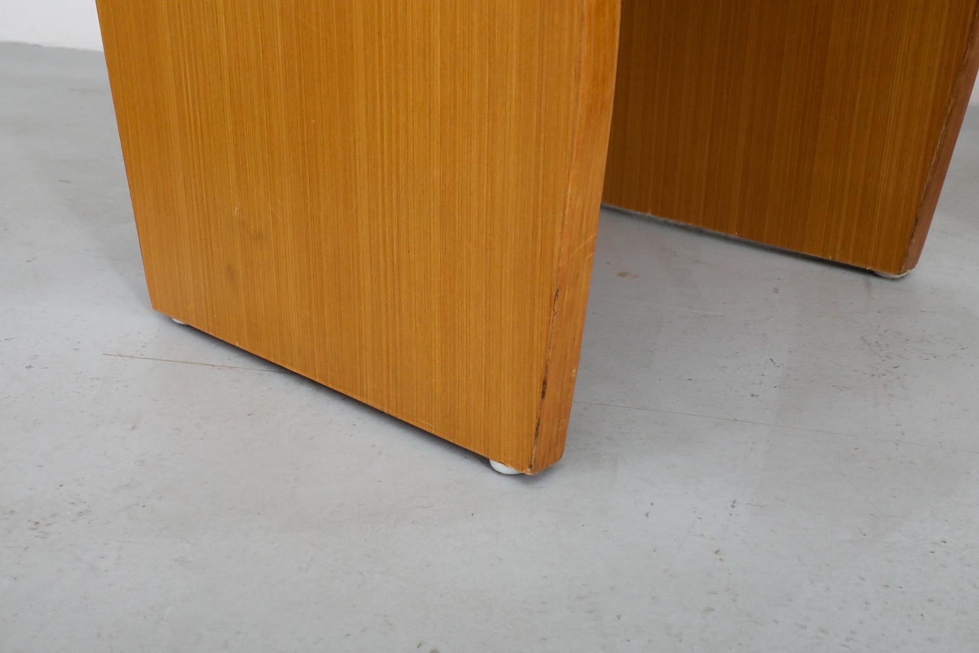 Modernist Donald Judd Inspired Blonde Wood Side Chairs from Dutch Church For Sale 2