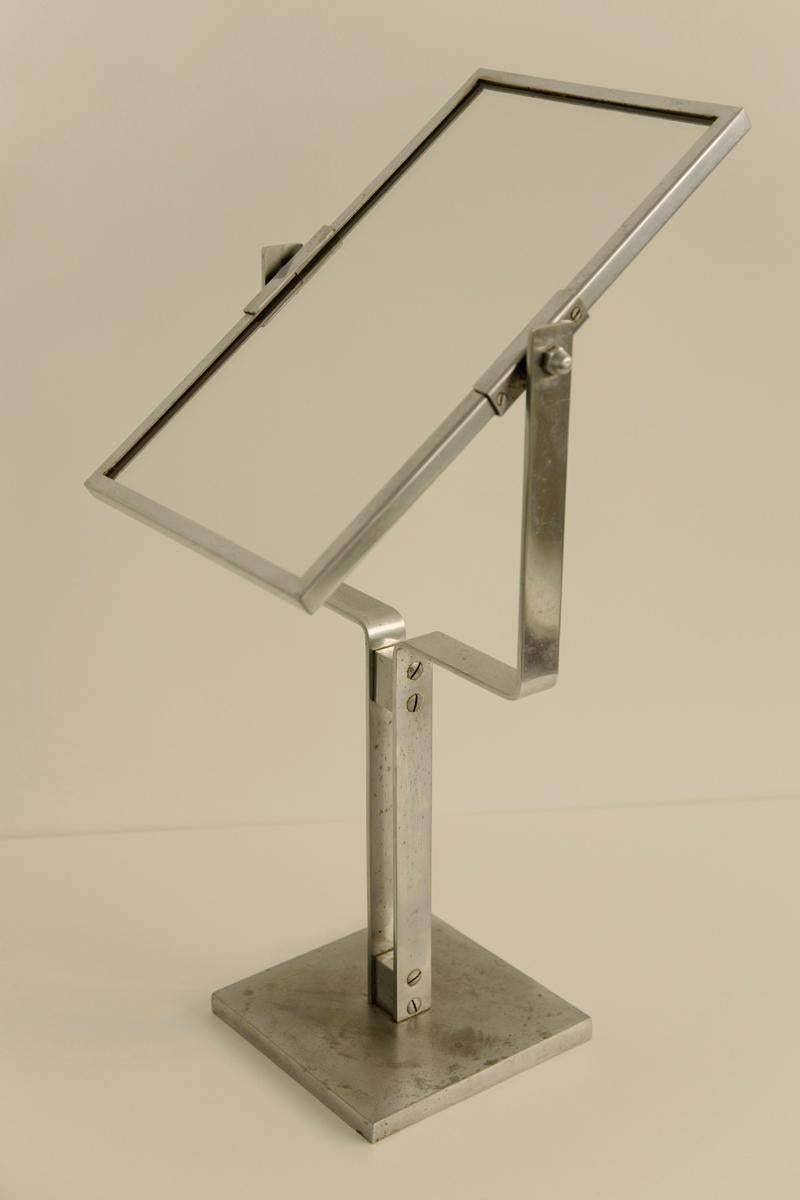 Modernist Double Sided Vanity Mirror In Excellent Condition In London, GB