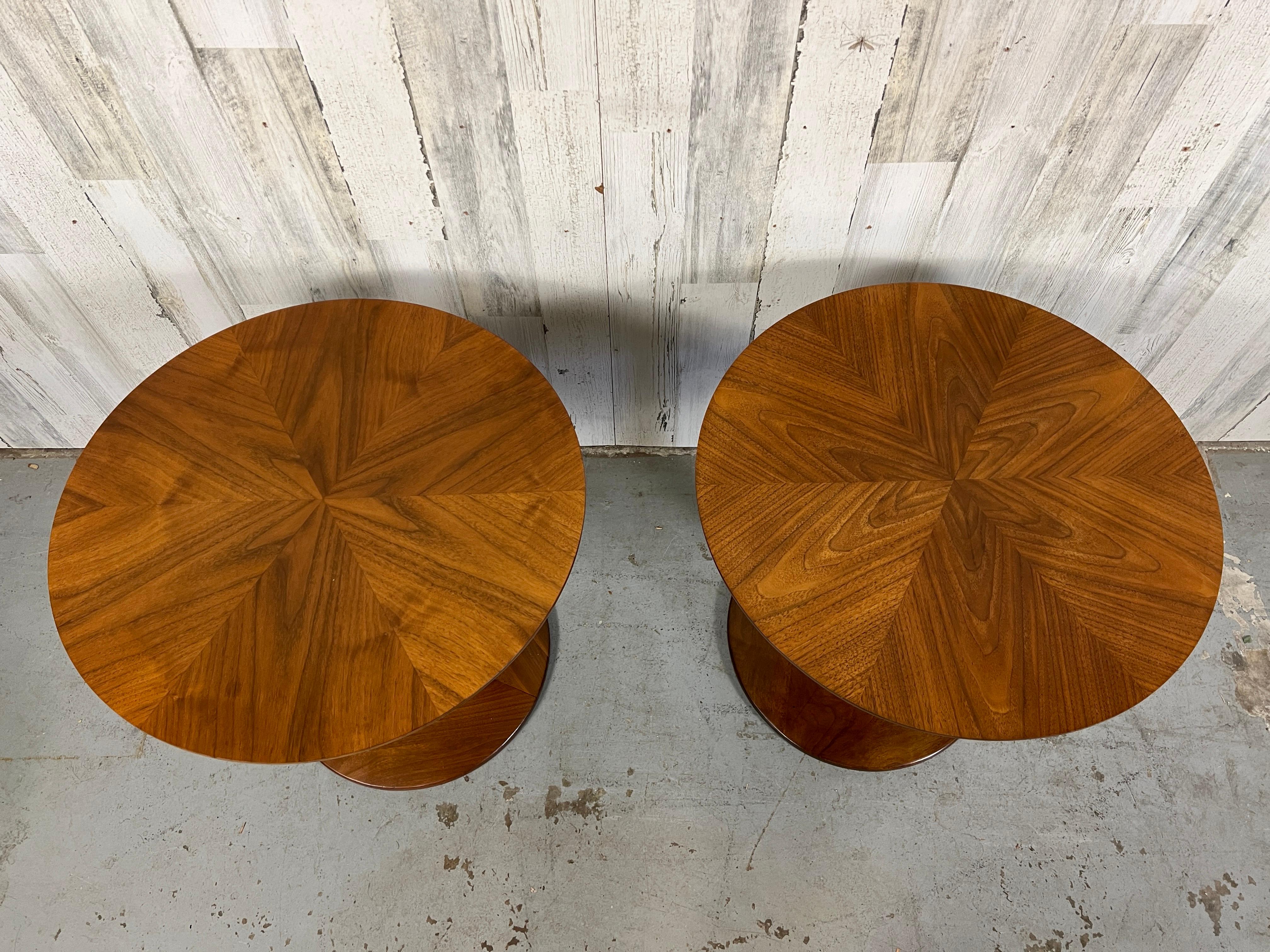 20th Century Modernist Drexel Side Tables