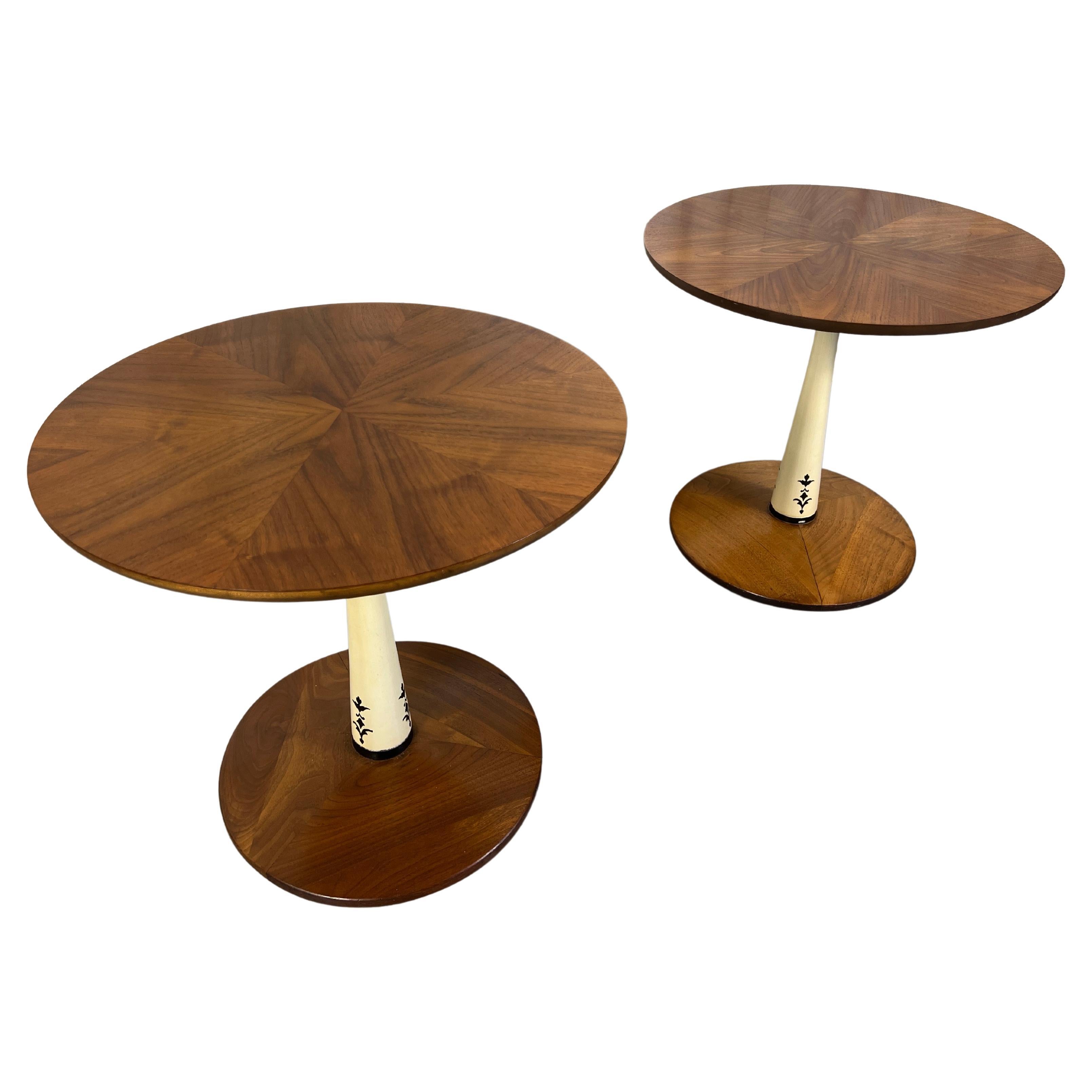 Modernist Drexel Side Tables