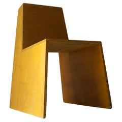 Modernist Dutch Architectural Plywood chair inspired by ''De Stijl'', 1970s