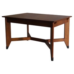 Modernist Dutch Art Deco dining table by Hendrik Wouda for Pander, 1920s