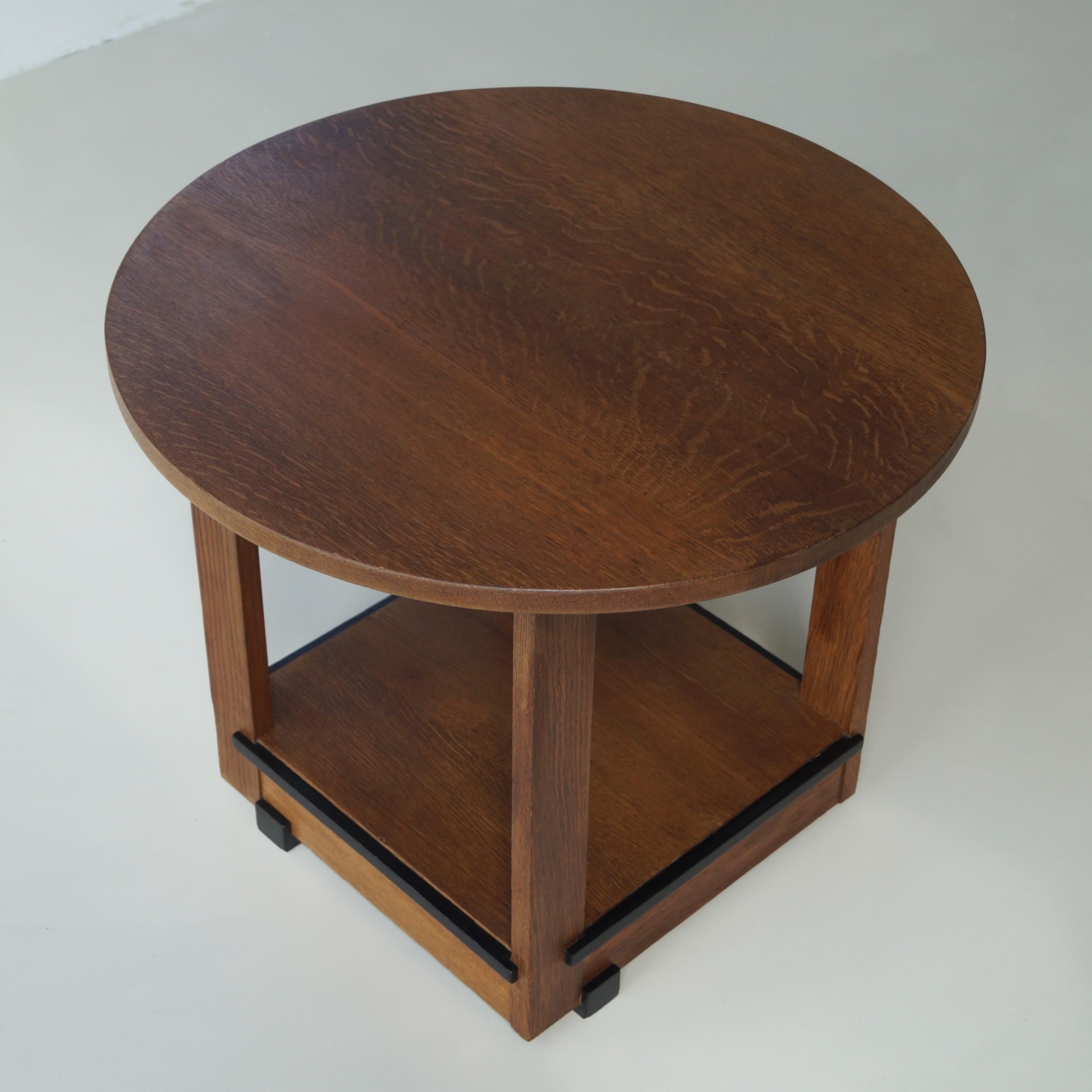 Modernist Dutch Art Deco occasional table attributed to Jan Brunott, 1920s For Sale 4