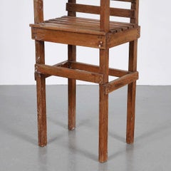 Modernist Dutch Children Chair in the Style of Gerrit Rietveld, circa 1950