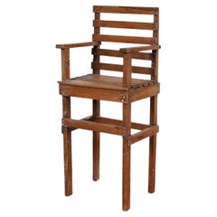 Modernist Dutch Children Chair in the Style of Gerrit Rietveld, circa 1950