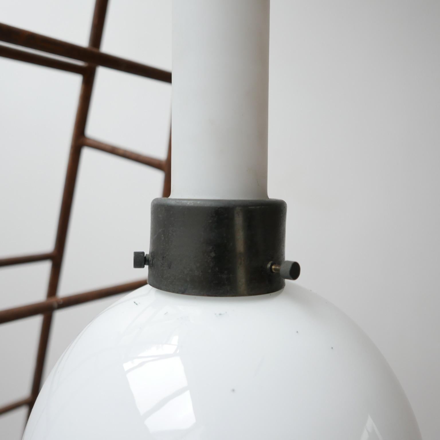 Modernist Dutch Midcentury Church Pendant Lights '2' In Excellent Condition In London, GB