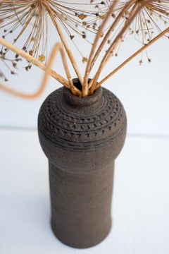 Vaso modernista in terracotta di Inger Persson per Rörstrand, Svezia