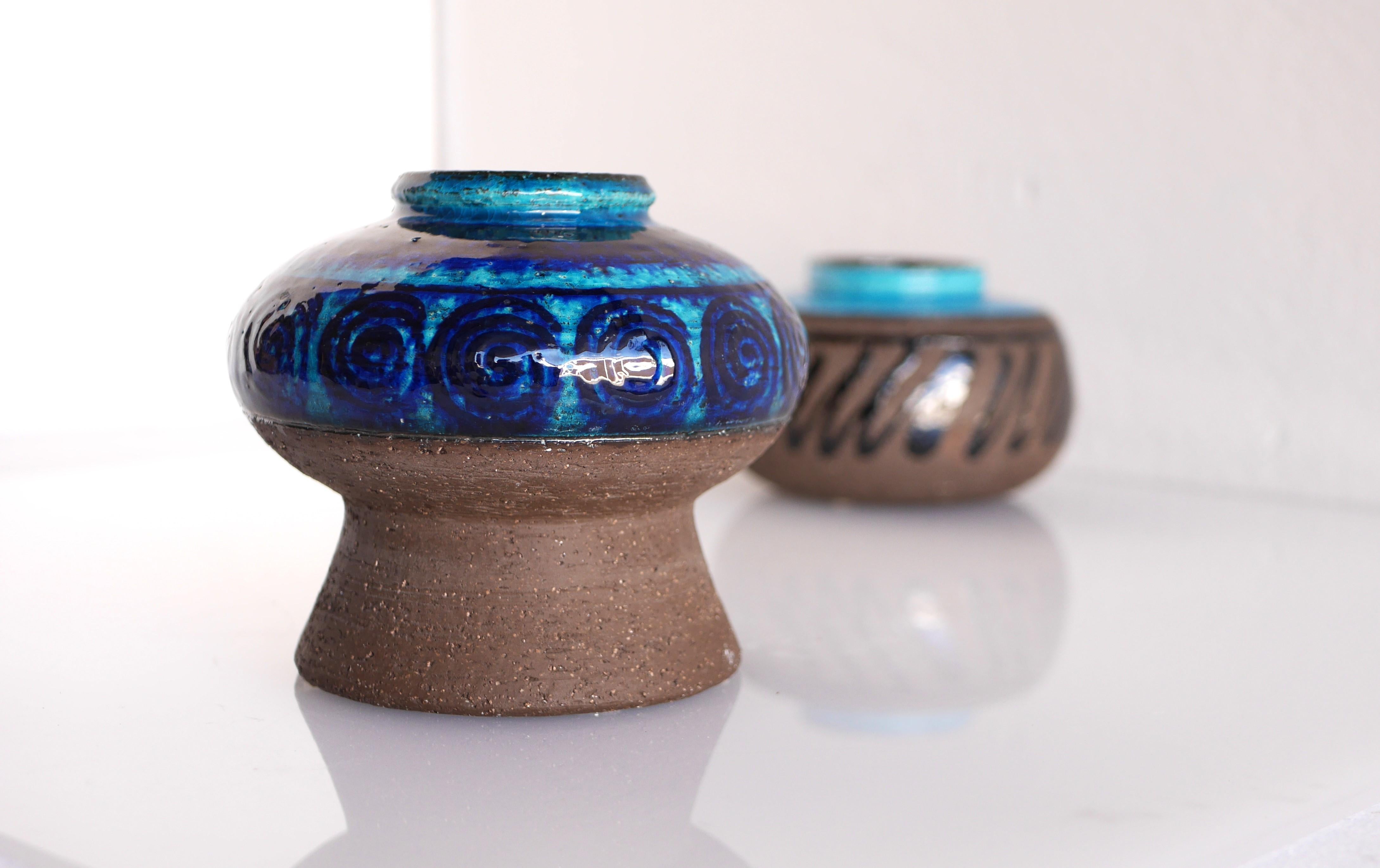 Vase moderniste en faïence d'Inger Persson pour Rörstrand, Suède Bon état - En vente à Skarpnäck, SE