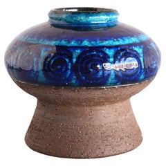 Modernist, earthenware ceramic vase by Inger Persson for Rörstrand, Sweden