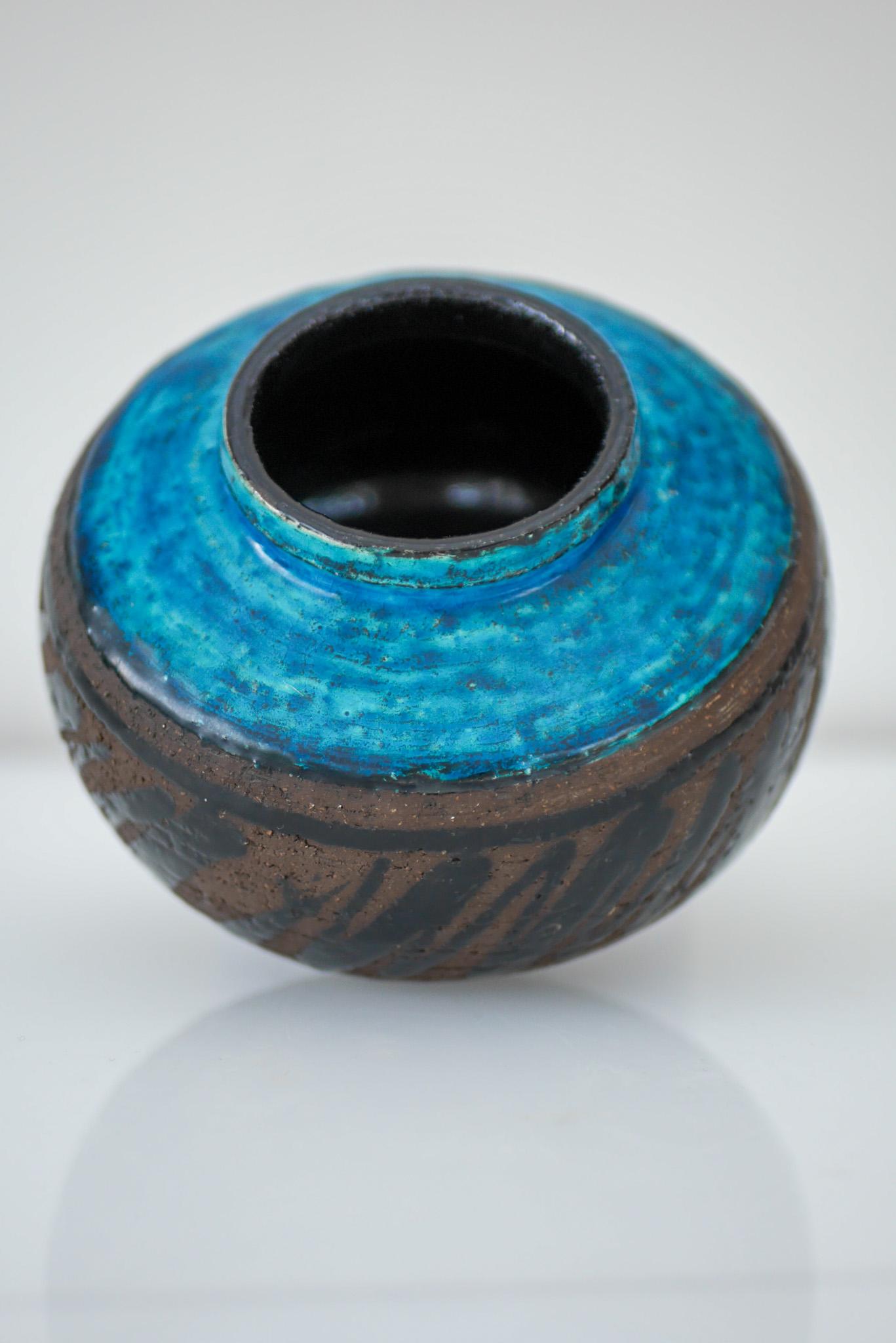 Ceramica Vasi modernisti in terracotta di Inger Persson per Rörstrand, Svezia in vendita