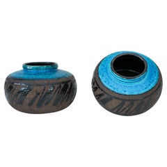Modernist, earthenware ceramic vases by Inger Persson for Rörstrand, Sweden