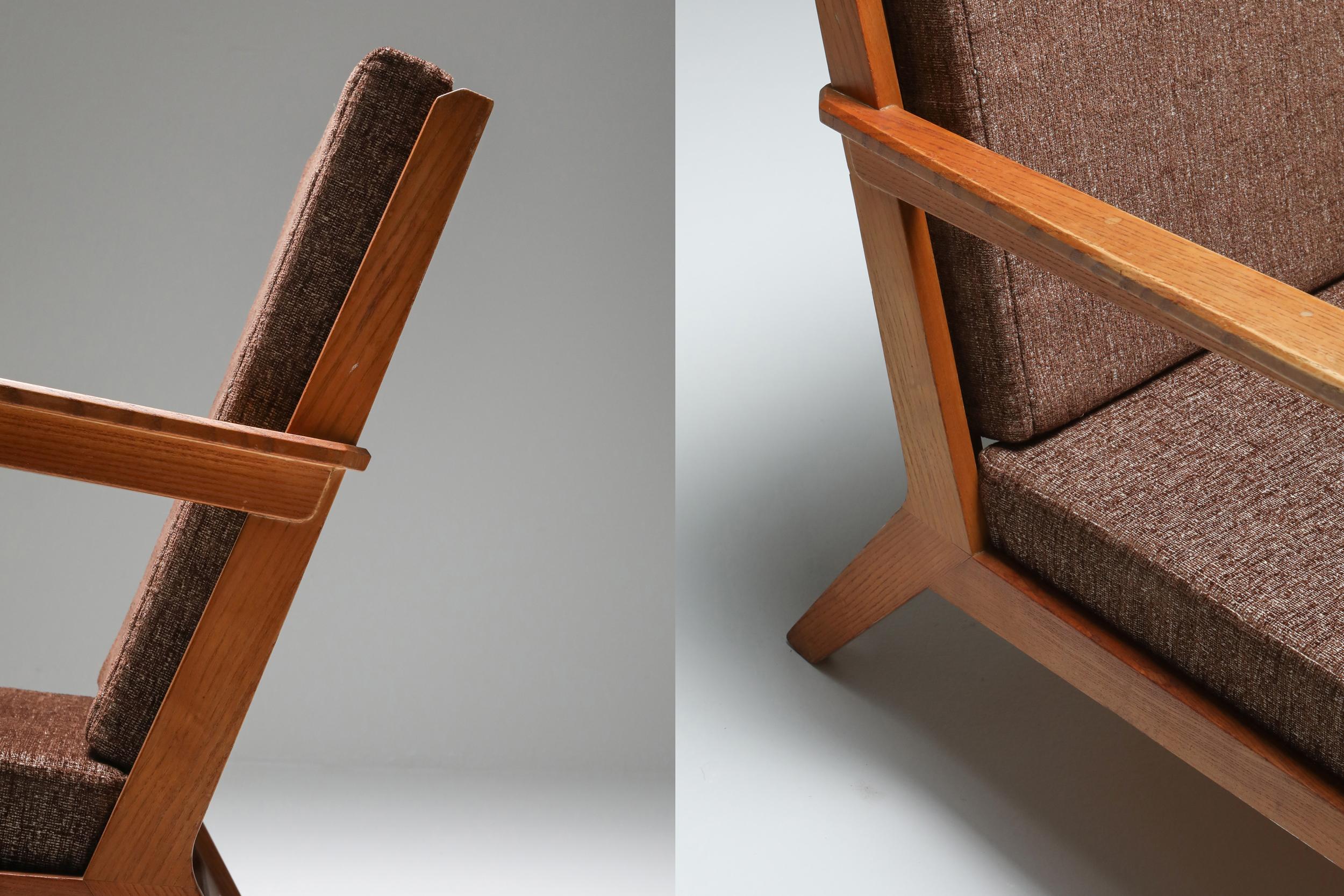 Néerlandais Fauteuil moderne Easy chair par Elmar Berkovich, Pays-Bas, années 1950 en vente