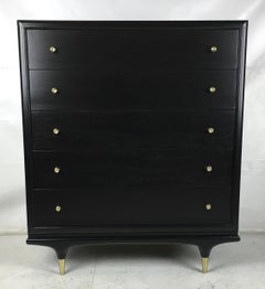Italian style Ebonized Walnut Tall Dresser