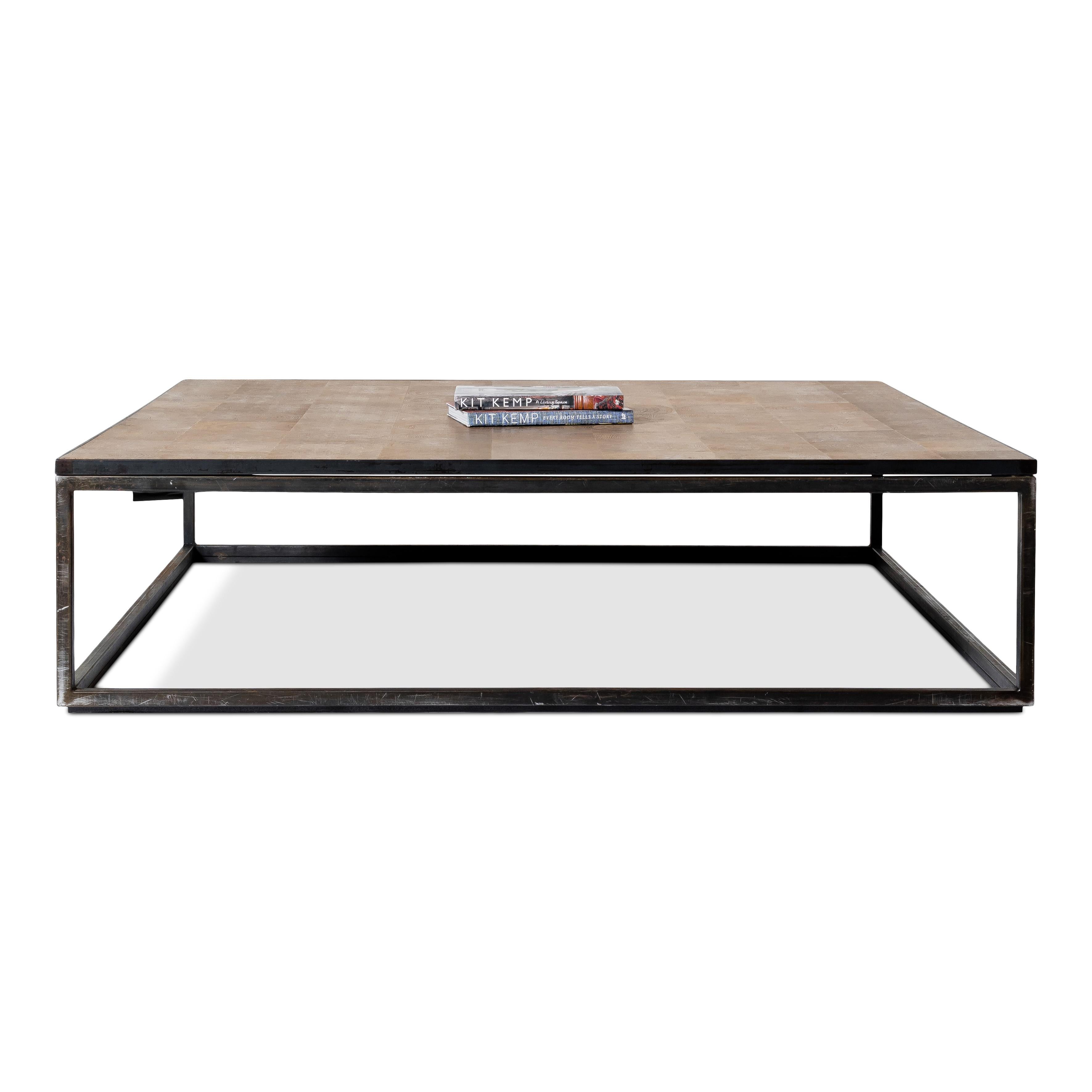 Modernist Ebonized Steel and End Cut Oak Coffee Table

Designed by Brendan Bass for the Vision and Design Collection, by using high quality materials and textures. All materials are sourced from local vendors throughout the state of Texas. The