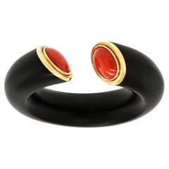 Bracelets jonc - Corail
