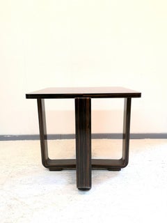 Table moderniste en ébène de Macassar