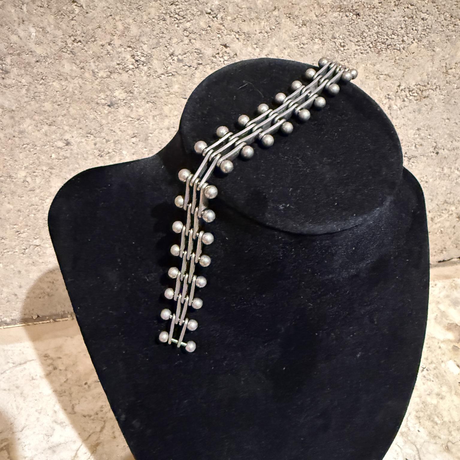 Inconnu Modernist Elegant Chain Bracelet Sterling .925 Collectible Jewelry en vente
