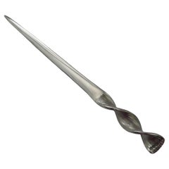 Modernist English Solid / Sterling Silver Brieföffner - Brian Leslie Fuller