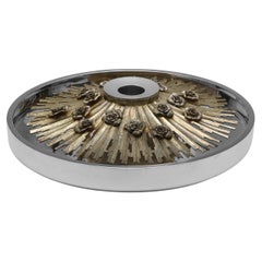 Modernist English Sterling Silver Rose Bowl by Christopher Lawrence, 1978