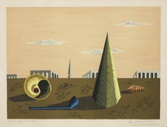 Incisione modernista di Jean Picart Le Doux, Francia, anni '60