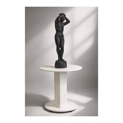 Modernist Female Nude sculpture in plaster by Yugoslav artist Radeta Stankovic
