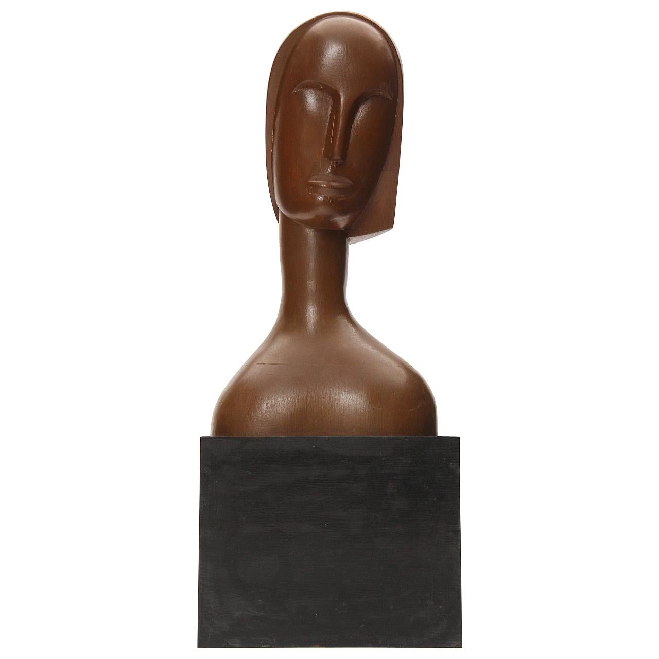 Modernist Female Sculpture For Sale