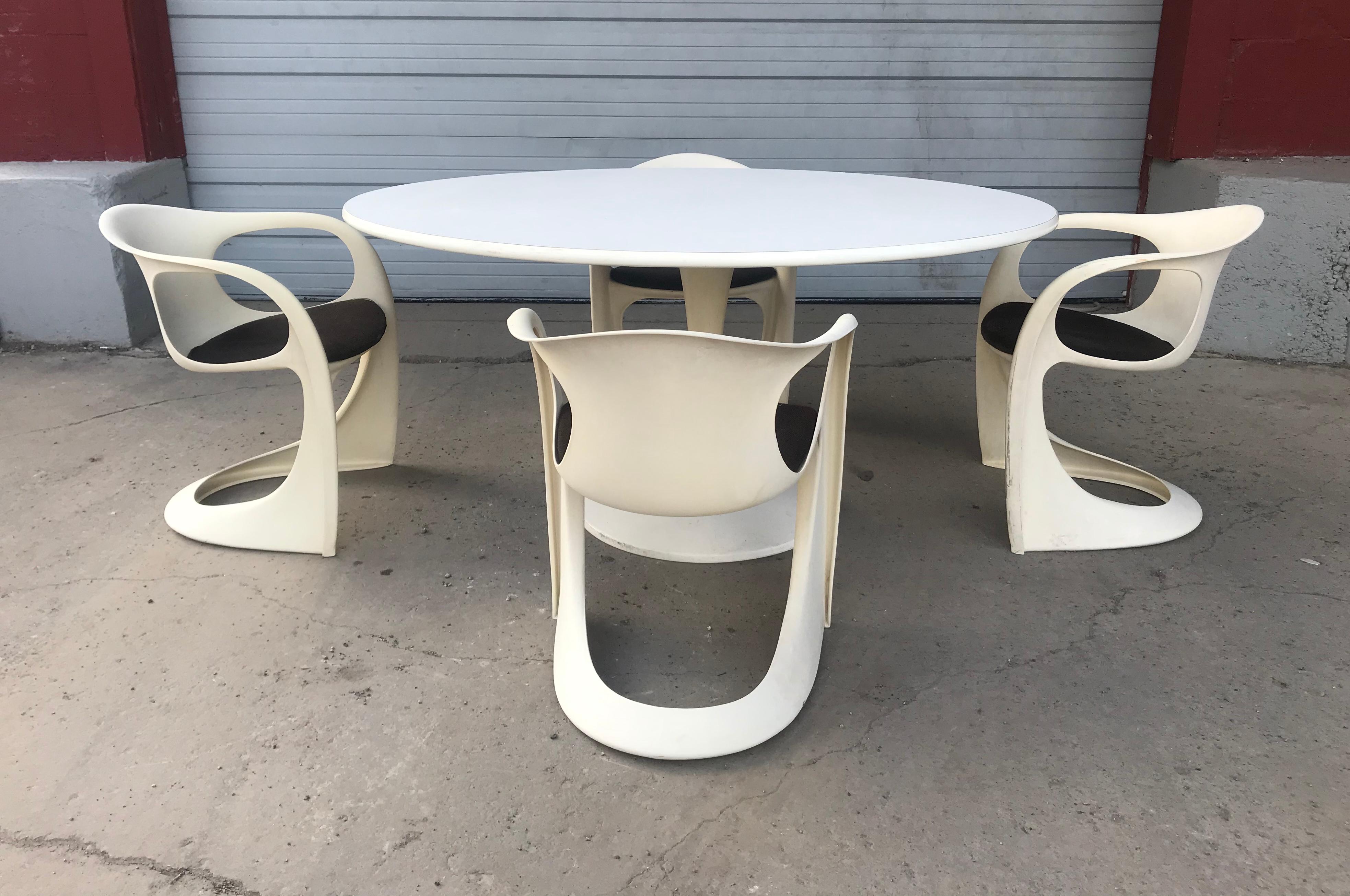 space age dining chairs