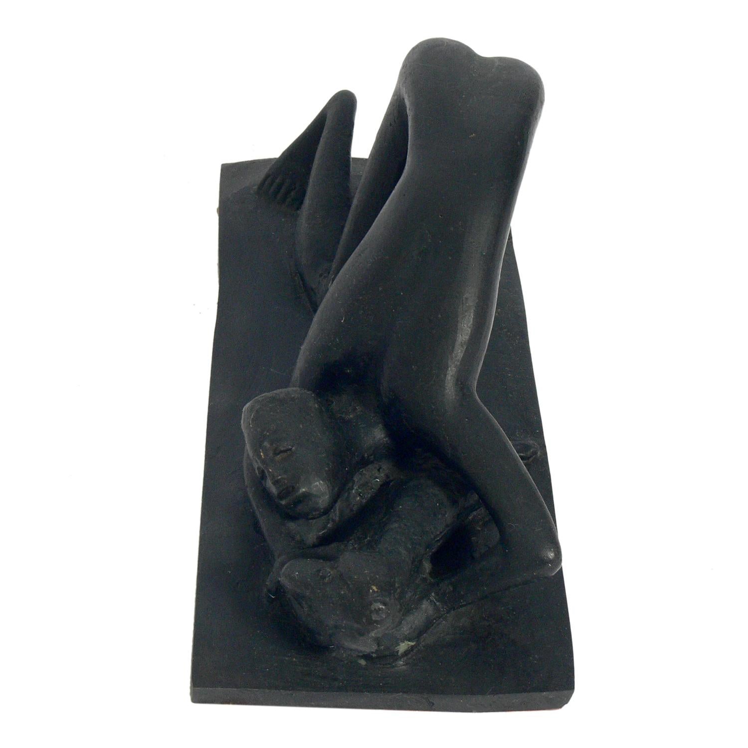 Modernist Figural Bronze Sculptures by Hugo Daini 4